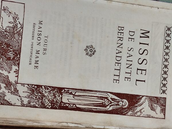 Antique missel de sainte Bernadette de 1934 – Image 6