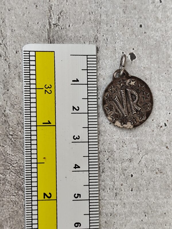 antique médaille religieuse de la vierge marie – Image 5