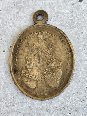 Ignace de Loyola, Ancienne Médaille Religieuse, Saint Ignace Loyola, Société Catholique de Jésus, jésuite de protection des prêtres