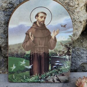 Cadre de dévotion de saint François d'Assise