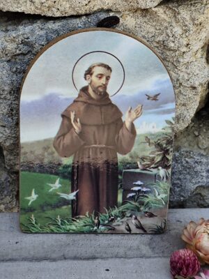 Cadre de dévotion de saint François d'Assise