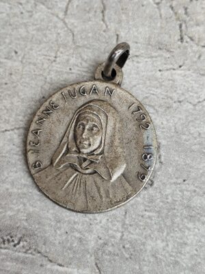 Antique médaille religieuse de Jeanne Jugan
