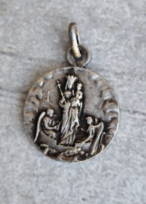 Antique médaille religieuse notre dame de Boulogne sur mer