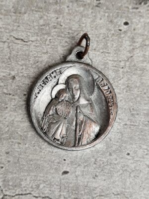 Antique médaille religieuse notre dame de la route