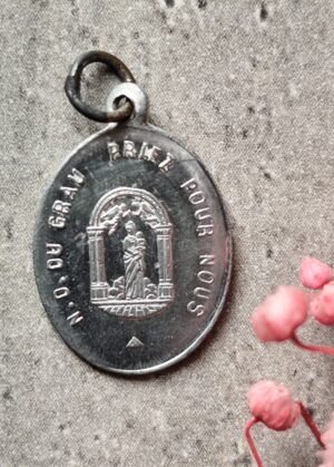Antique médaille religieuse notre dame du Grau