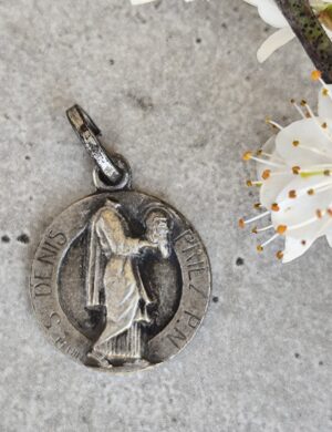 Médaille ancienne de Saint Denis – Protection, martyre et patronage spirituel