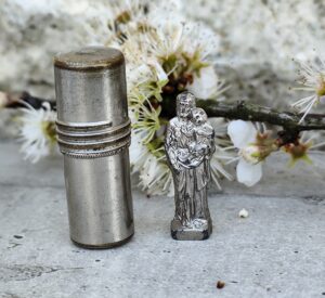 reliquaire de voyage Saint Joseph ancien