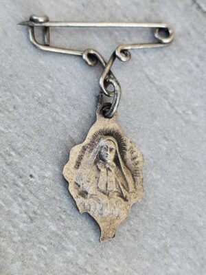 Médaille religieuse ancienne – M. Cabrini – Protection & dévotion vintage