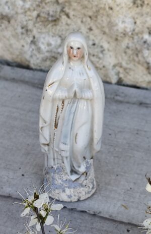 Statue Vierge en Porcelaine