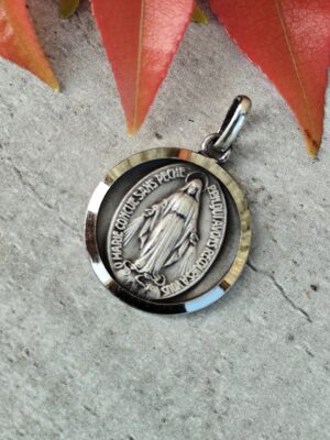 Médaille Miraculeuse – Revers Sacré aux Deux Cœurs Symbole de foi, de protection et de lumière intérieure