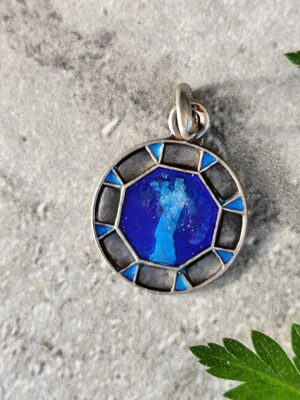 Médaille religieuse émaillée – Notre‑Dame du Puy & Notre‑Dame de France