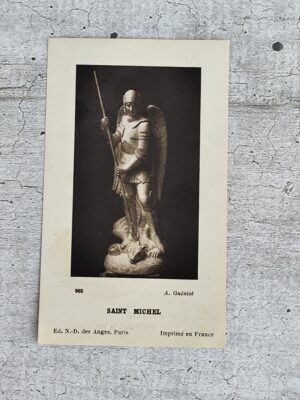 Carte religieuse ancienne — Saint Michel Archange
