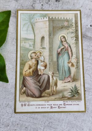 Image pieuse ancienne Saint Joseph Bouasse Lebel