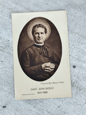 Image pieuse ancienne – Saint Jean Bosco – Procure Don Bosco Paris – 1815‑1888