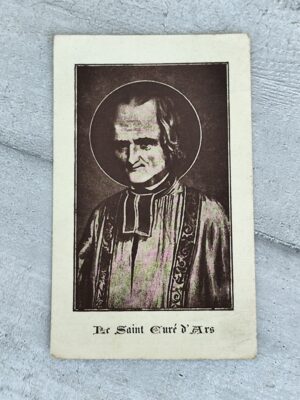 Image pieuse ancienne – Saint Curé d’Ars – Œuvre des Douze Apôtres – 1928