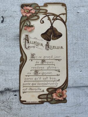 Carte ancienne de Pâques – Alleluia, Alleluia – Gérard‑Desgodets Paris – Vers 1930
